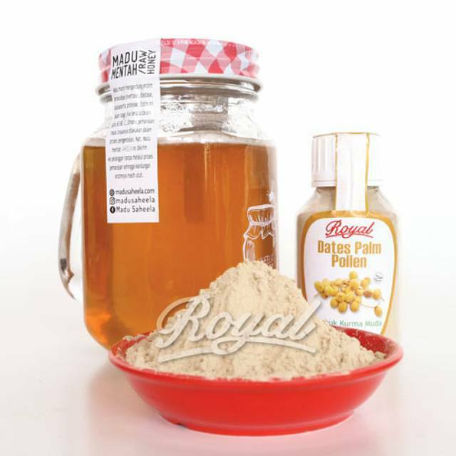 

Paket Promil (Program Hamil) Serbuk Kurma Muda 60 gr+ Madu Murni 500 gr