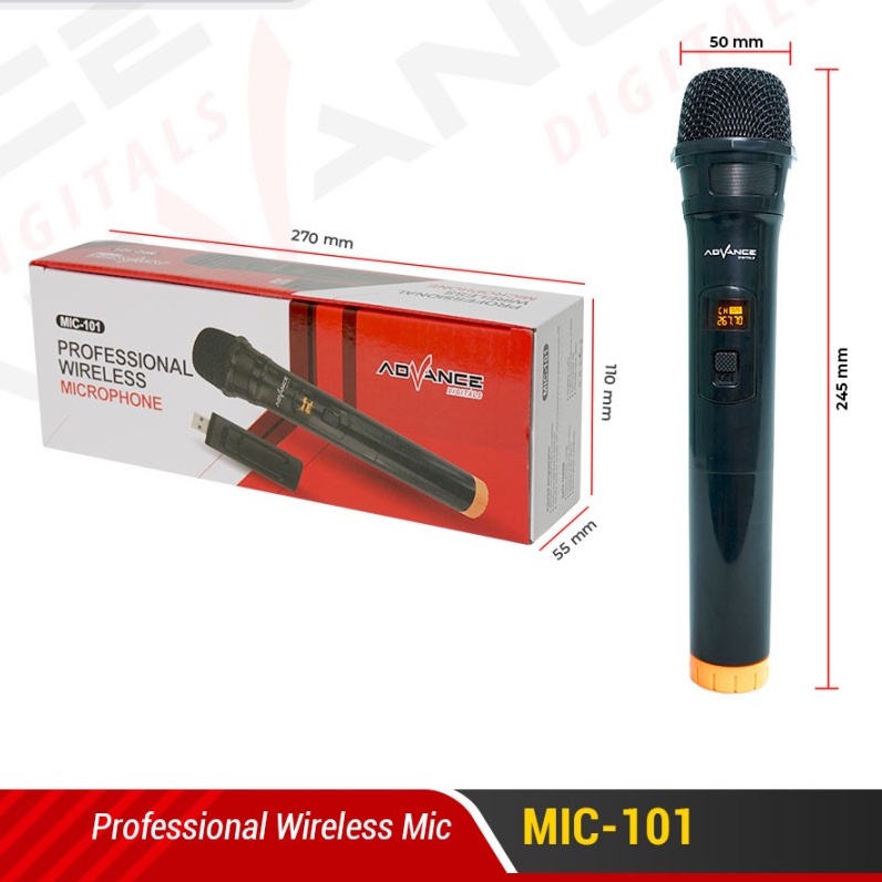 *COD* ADVANCE MIC WIRELESS Single Mic 101 // Weirelles advance Mic 101