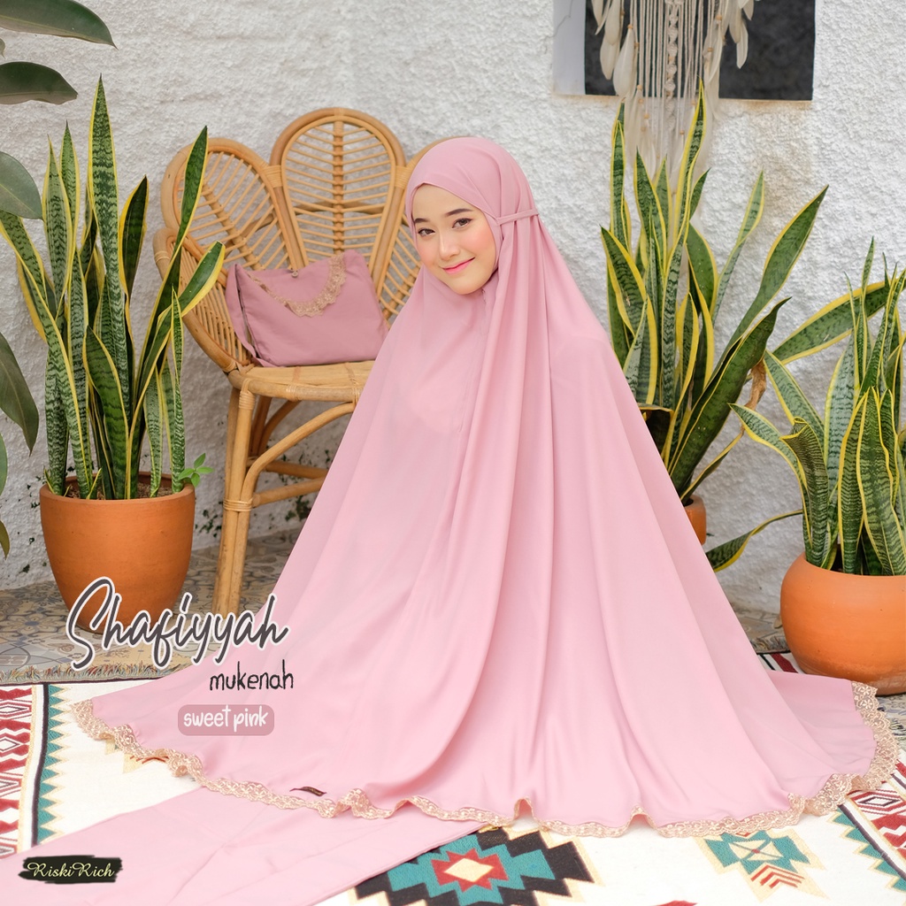 Shafiyyah - Mukenah Dewasa 2 in 1 bahan zanetha premium by Riskirich