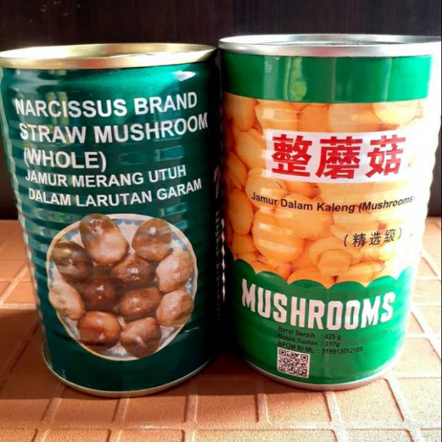 

Paket Jamur Kaleng / Isi 2 Kaleng / Jamur Merang / Jamur Champiqnon / Berat 2Kaleng 850gr