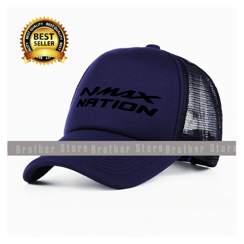 Topi Trucker NMAX NATION  Black - Nevy Premium