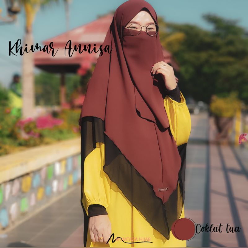 KHIMAR ANNISA BOLAK BALIK FREE CADAR BOLAK BALIK