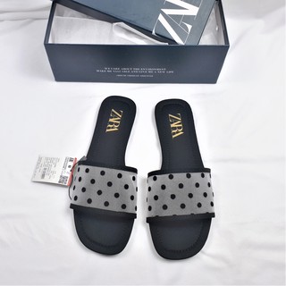  Zara  Polkadot Flat Slip Sandal  Shopee  Indonesia