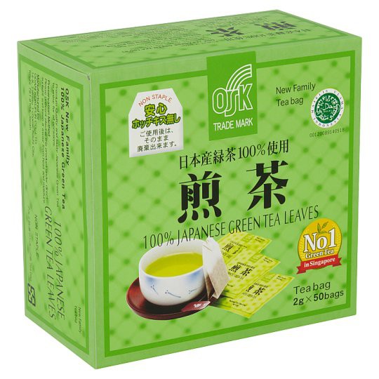 

OSK Japanese Green Tea Leaves 50 Tea Bags x 2g