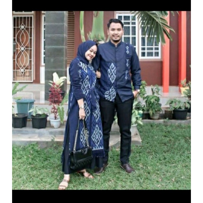 set couple tenun-sarimbit-set couple kondangan-couple etnik
