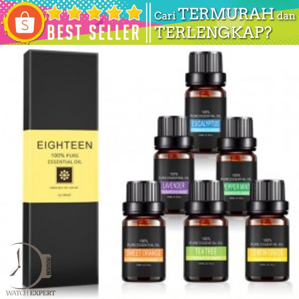 Eighteen Pure Essential Fragrance Oils Aromatherapy Diffusers 10ml 6 PCS - TSLM3