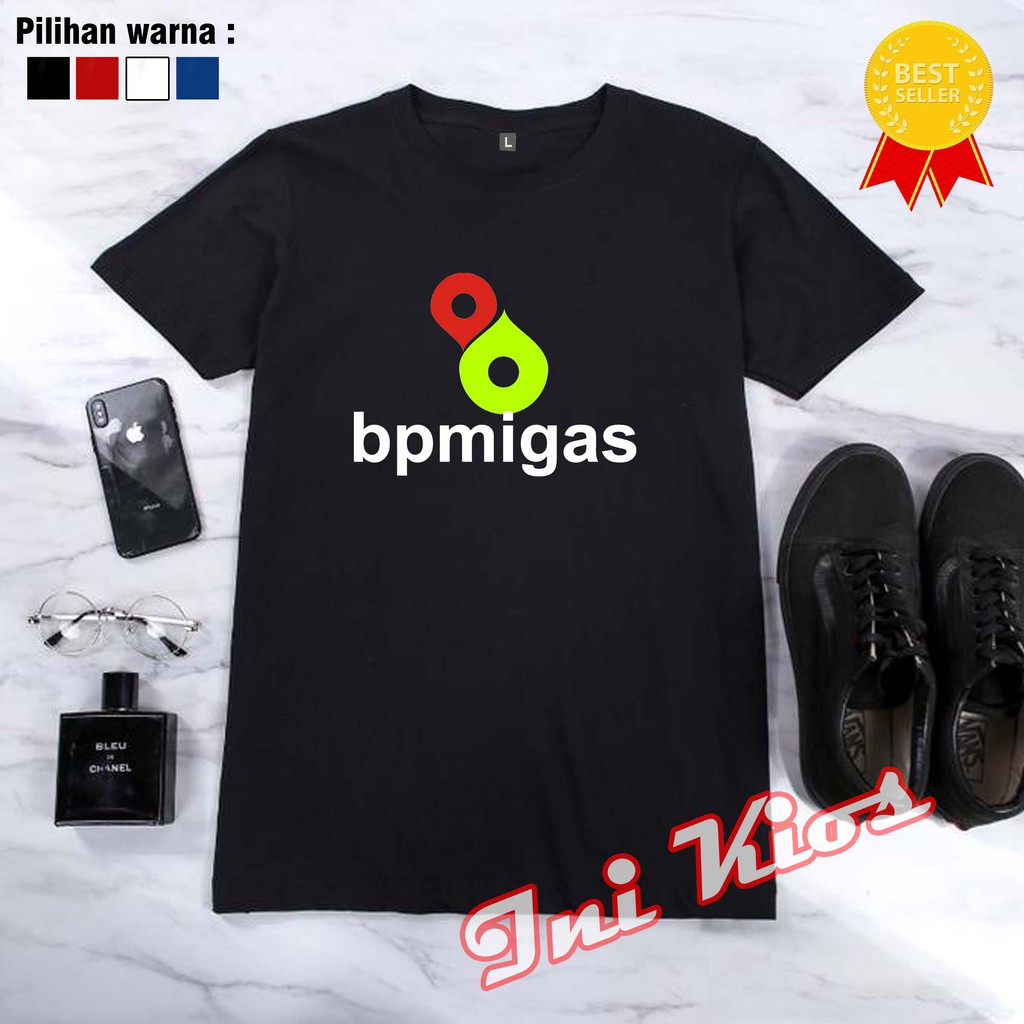 KEREN Baju Kaos BPMIGAS BP MIGAS keren pria wanita TANGGUH LNG DISTRO NEW