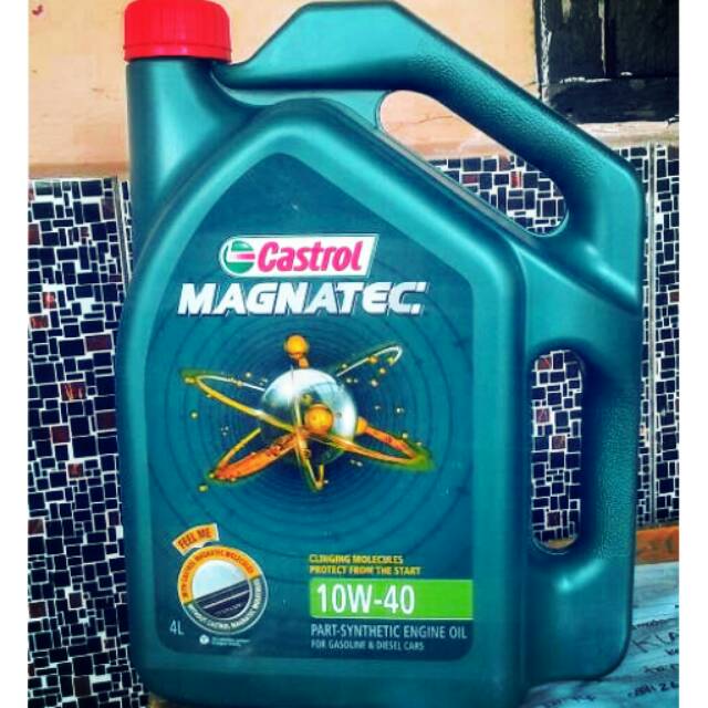 Oli Castrol magnetic 10w-40 asli