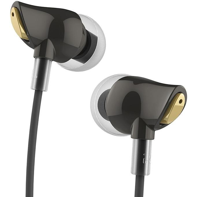 ROCK ZIRCON POWERFULL BASS EARPHONE WITH MIC - PUTIH