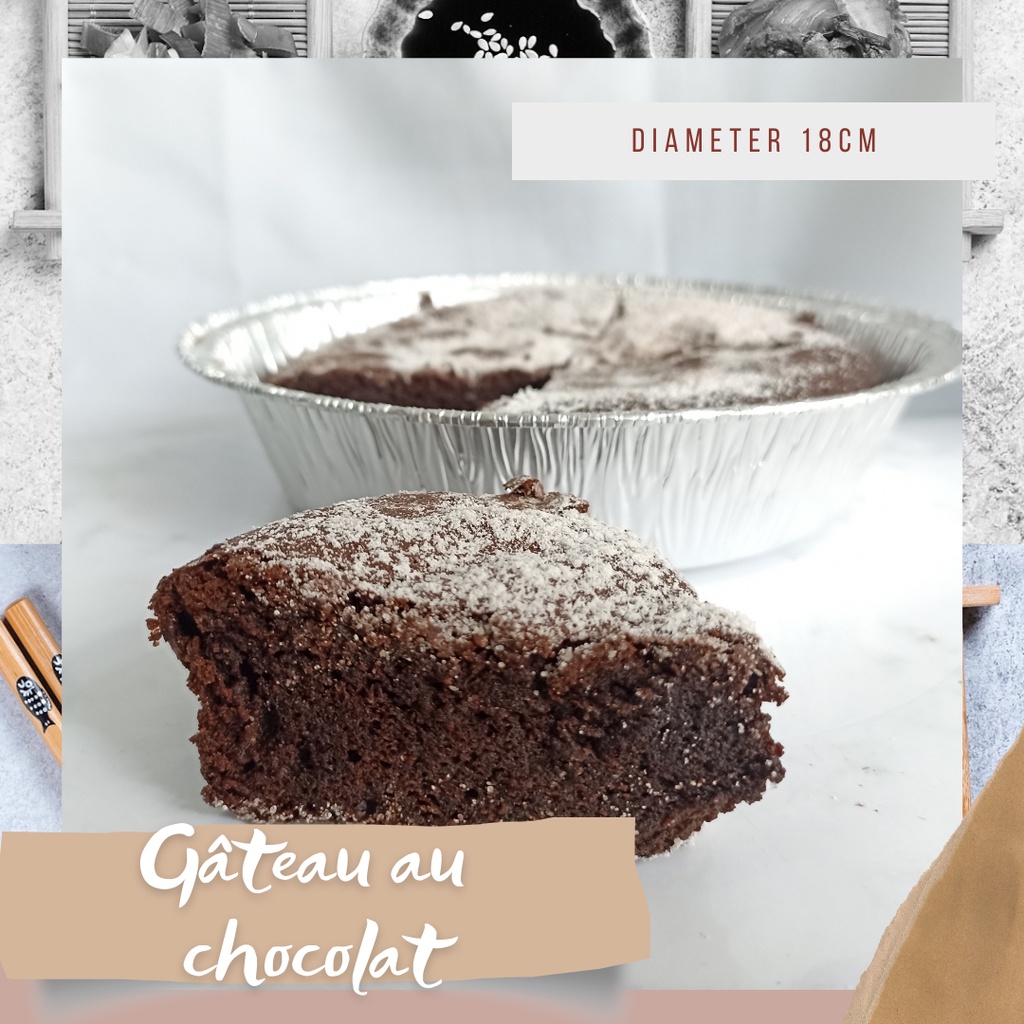 

GATEAU AU CHOCOLAT (Kue Coklat khas Prancis)