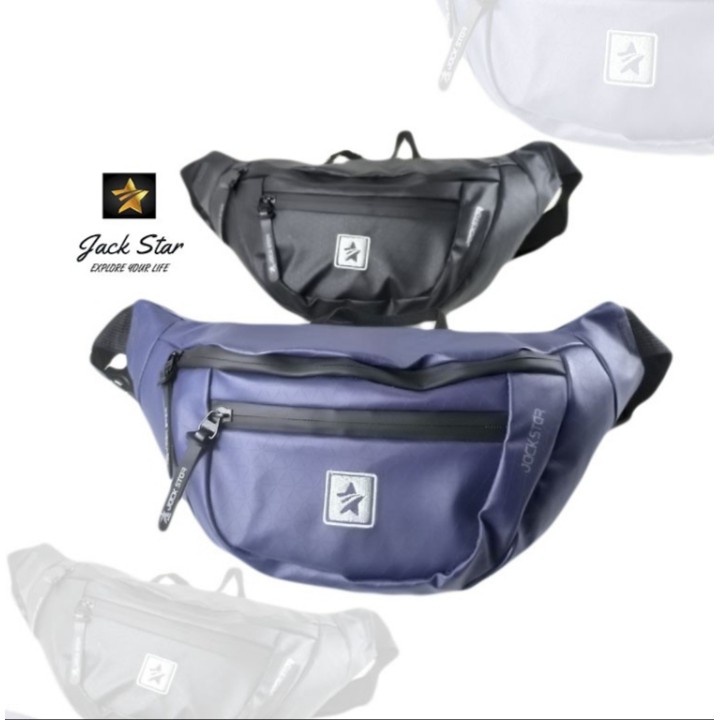 Waistbag Pria Anti Air Polyester Terbaru/Tas Selempang Anti Air Distro Premium JS 01