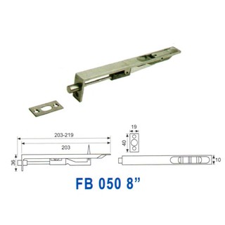 FLUSH BOLT DEKKSON FB 050 8 SSS Kunci Slot 8 Inch Dekkson FLUSH BOLT DEKKSON FB 050 8 SSS Kunci Slot 8 Inch Dekkson