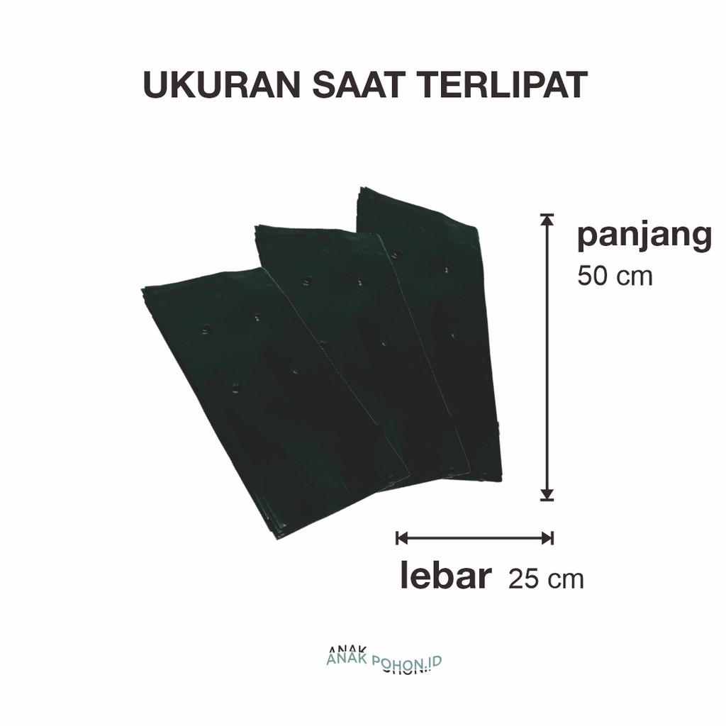 Polybag Polibag Plastik Ukuran 50 x 50 cm - Kualitas Premium Tebal