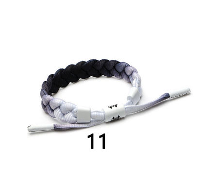 Little Lion Shoelaces Men Woven Bracelet With Box Black Couple Wristband  Lightweight Reflective Bracelet