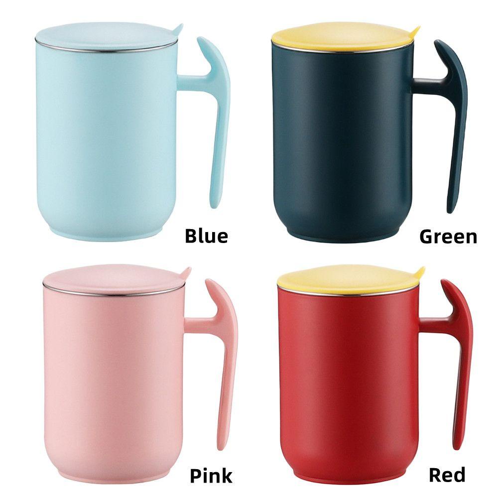 Mug Kopi SOLIGHTER 550ML Ramah Lingkungan Kapasitas Besar 304gelas Susu Stainless Steel