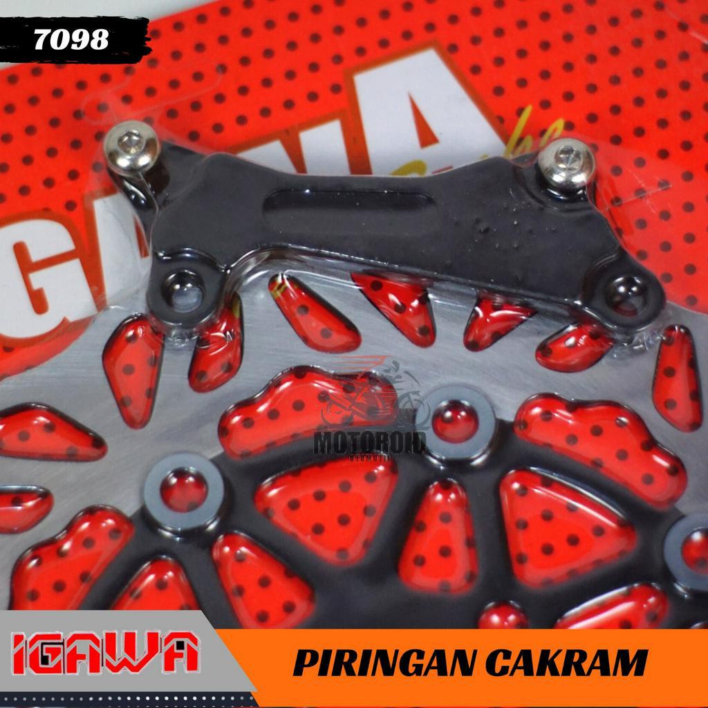 Piringan Cakram Model PSM KTC Piringan  Cakram Depan Plus Breket  Lebar Uk 300mm &amp; 260mm Piringan Cakram Vario Disc