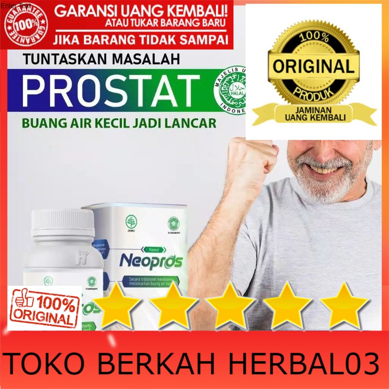 100% ASLI Neopros Tuntaskan Masalah Kanker Prostat & Neopros Obat Melancarkan Buang Air Kecil