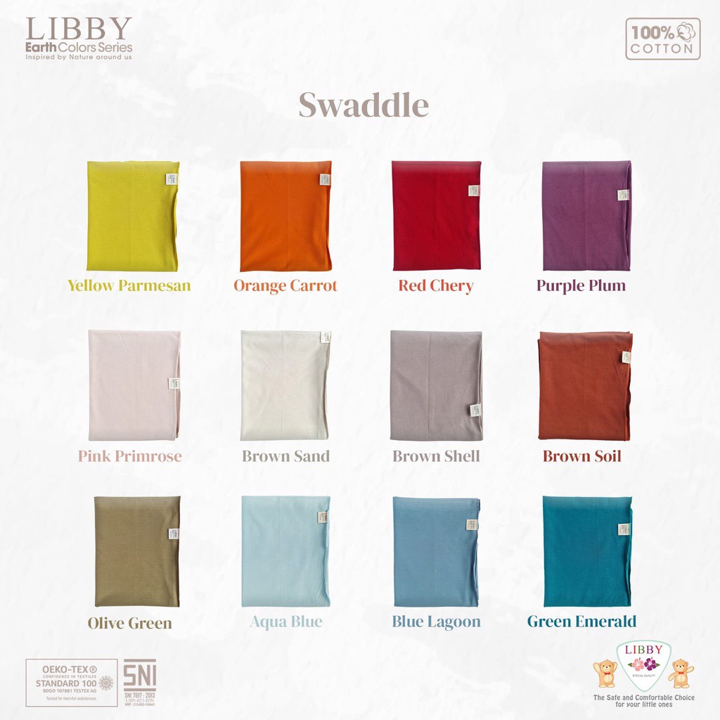 Libby Swaddle Earth Colors Series