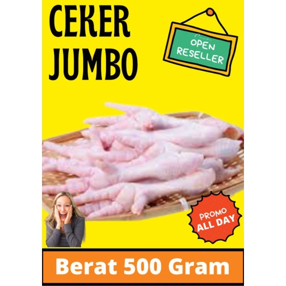 

Ceker Ayam Besar Gede 500gr 500 gram Ayam Fresh Fress Murah