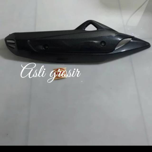 COVER TUTUP KNALPOT NMAX CARBON IMPORT