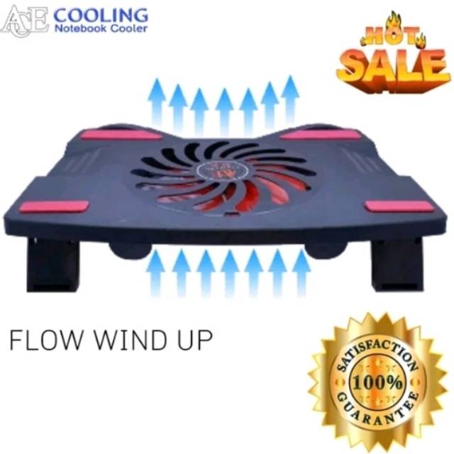 cooling pad kipas laptop ace cooling samoon 15inch fan 16cm bergaransi