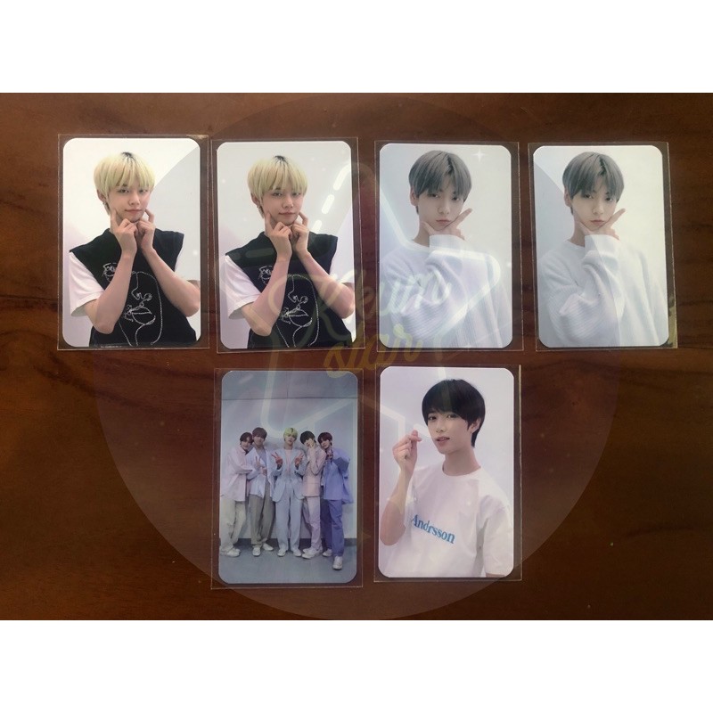 TXT - Yizhiyu China Fansign Photocard (Yeonjun,  Soobin PC)