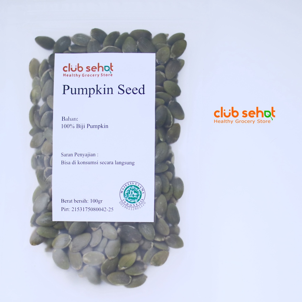 

CLUB SEHAT - PUMPKIN SEED 100GR / biji labu natural