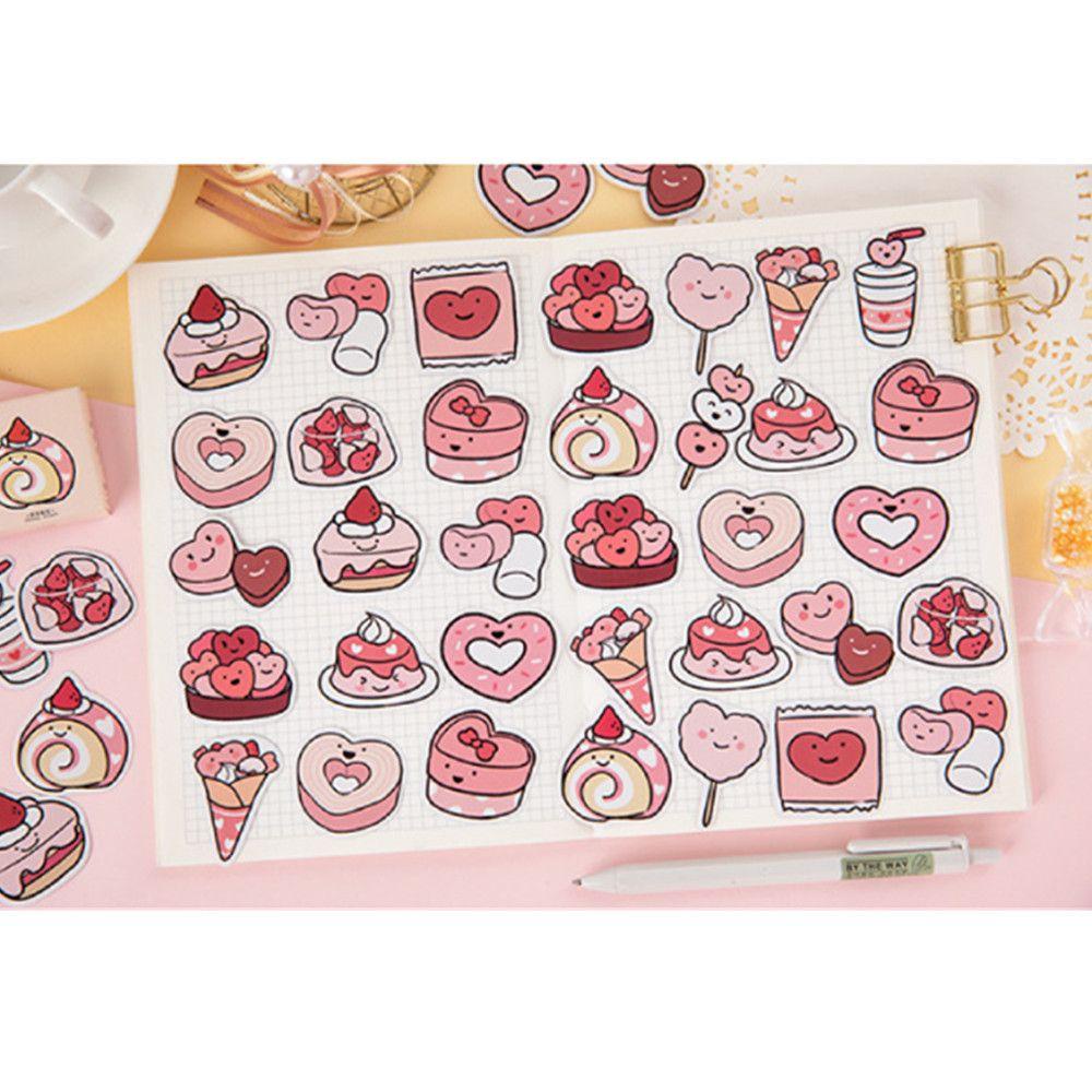 Preva Stationery Sticker Sweets Stickers Bentuk Khusus Sealing DIY Scrapbook