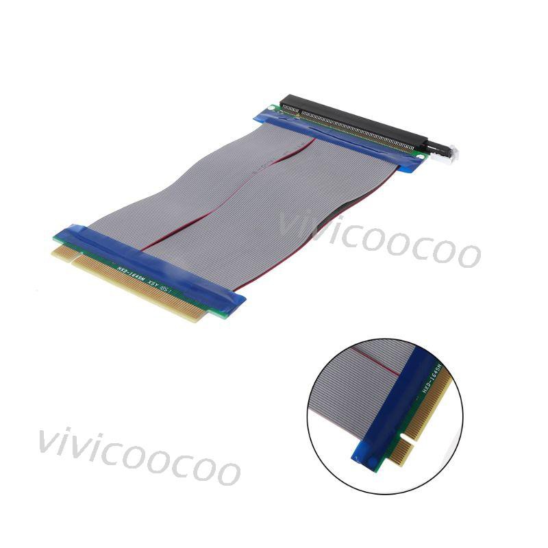 Vivi Pcie 16x Pci Express Pci-E 16x Ke 16x Riser Extender Card Adapter Kabel Flexible