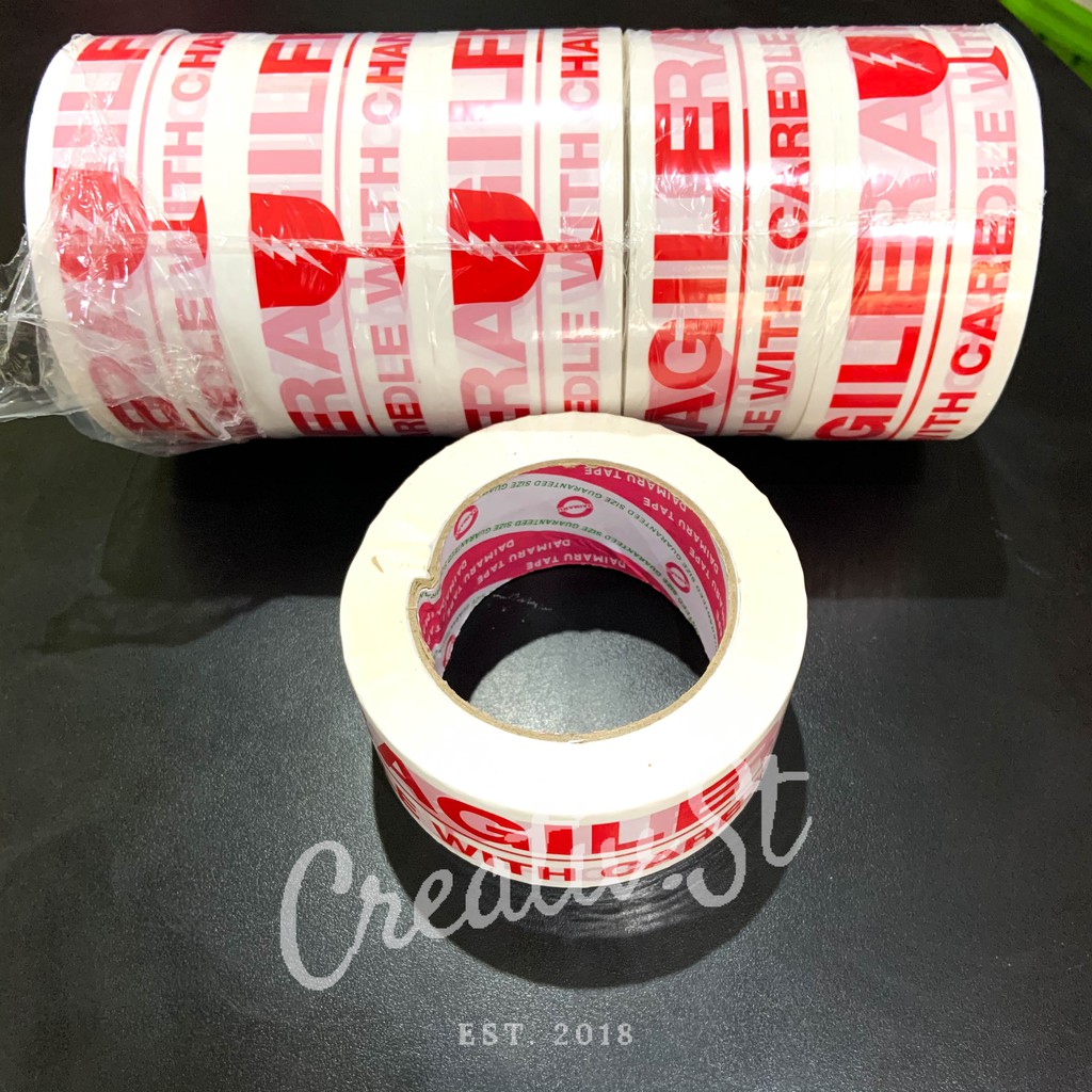 

DAIMARU Lakban Fragile / Opp Jangan Dibanting 48 Mm X 100 Meter