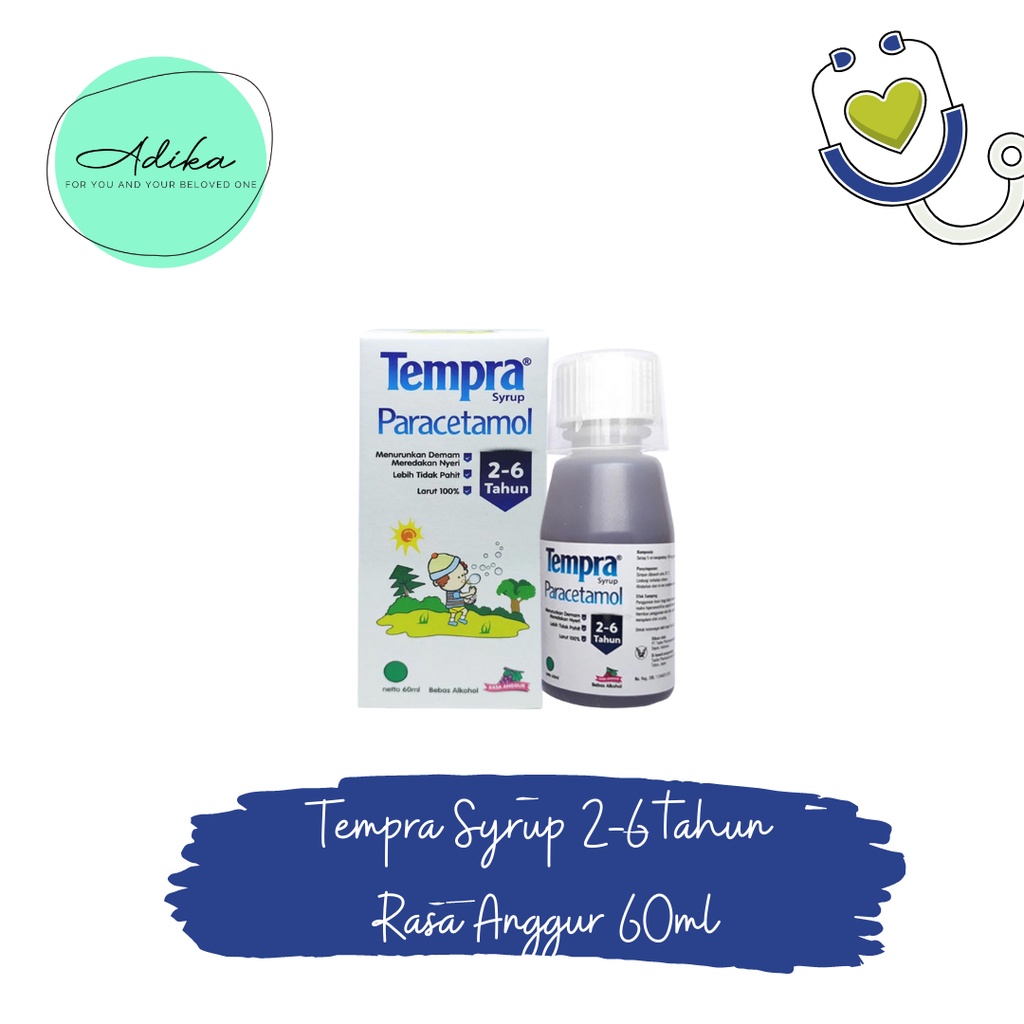 Jual Tempra Syrup Rasa Anggur 60ml | Shopee Indonesia