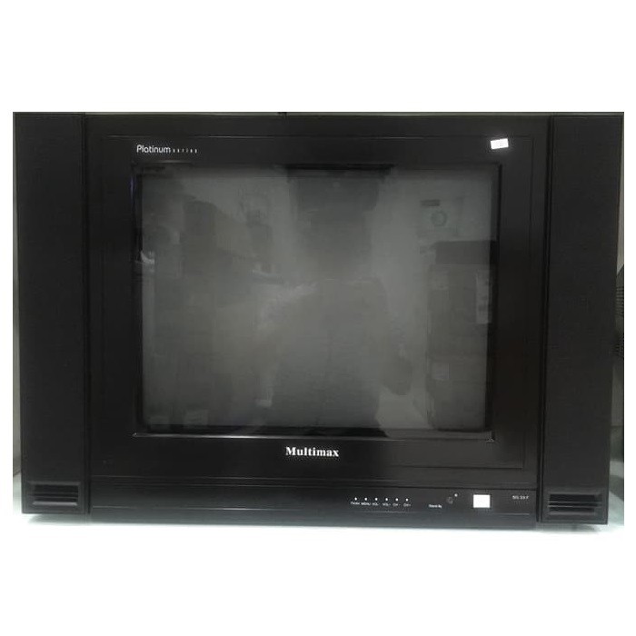 Multimax 21SG33F TV Flat CRT 21 inch Tabung Layar Kaca Datar - Body Besar - Platinum Series