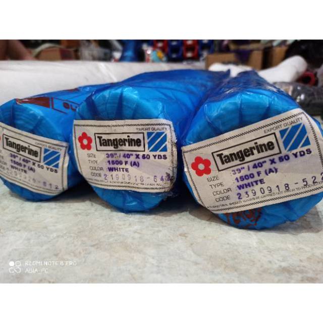 kain kapas pelapis vislin tipis 1500f 1roll