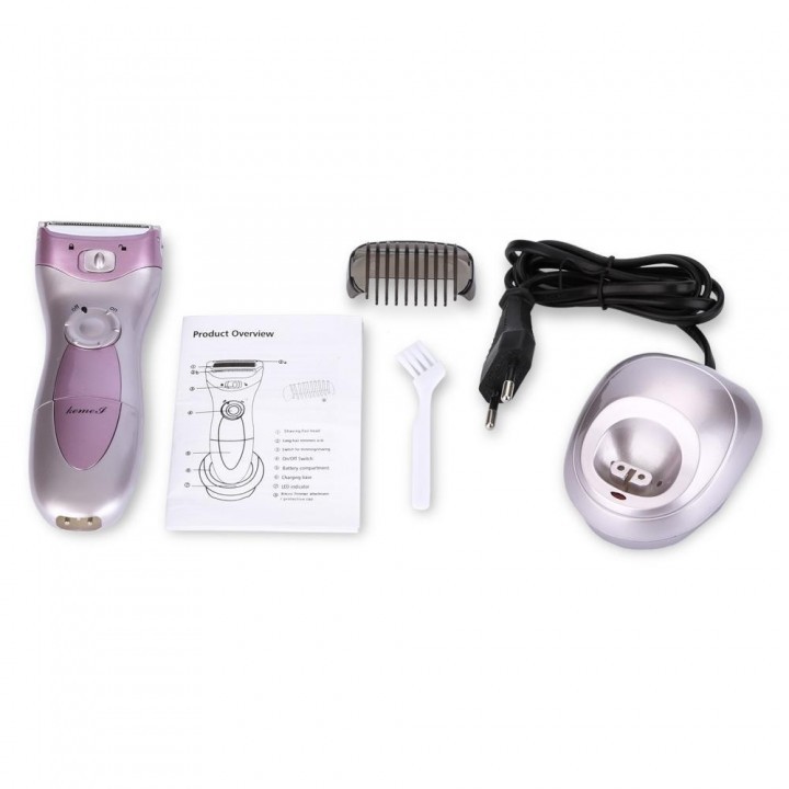 KEMEI KM-200A Rechargeable Hair Remover Washable Epilator