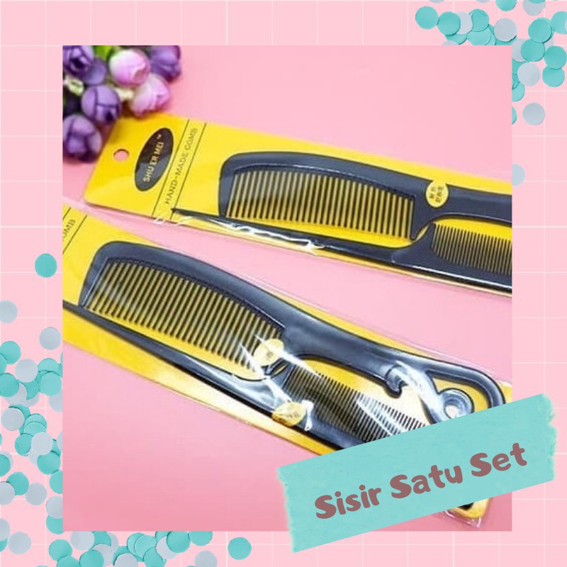 LS 551- Sisir hitam isi 2 set termurah terlaris