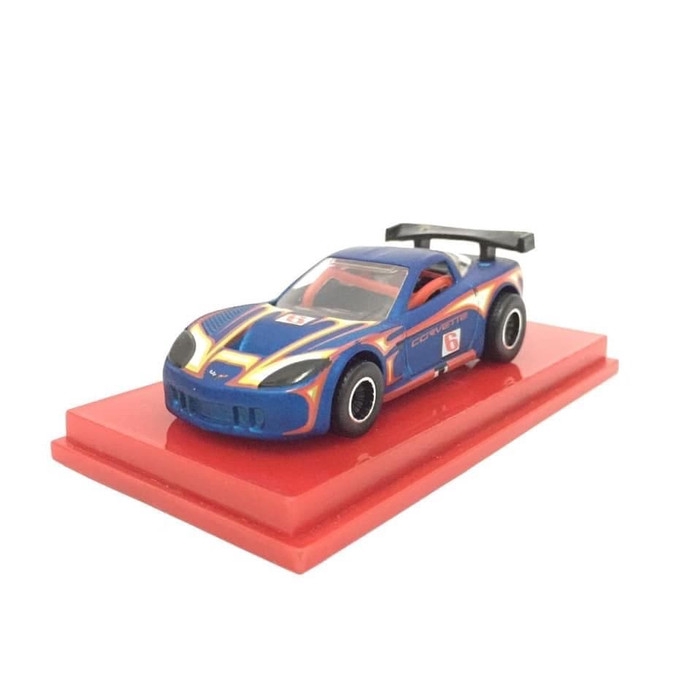 Hot Wheels Garage Ford vs GM Corvette C6R - Base Besi Ban Karet