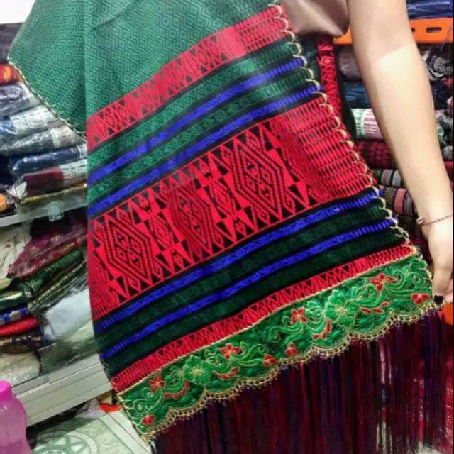 Songket tumtuman tenun mesin