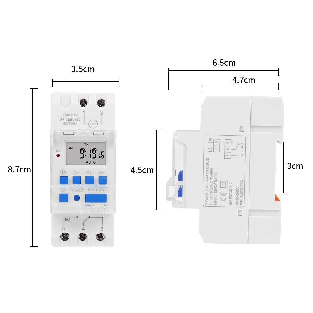 Solighter timer switch Profesional Mingguan 7hari Programmable Digital Smart switch timer