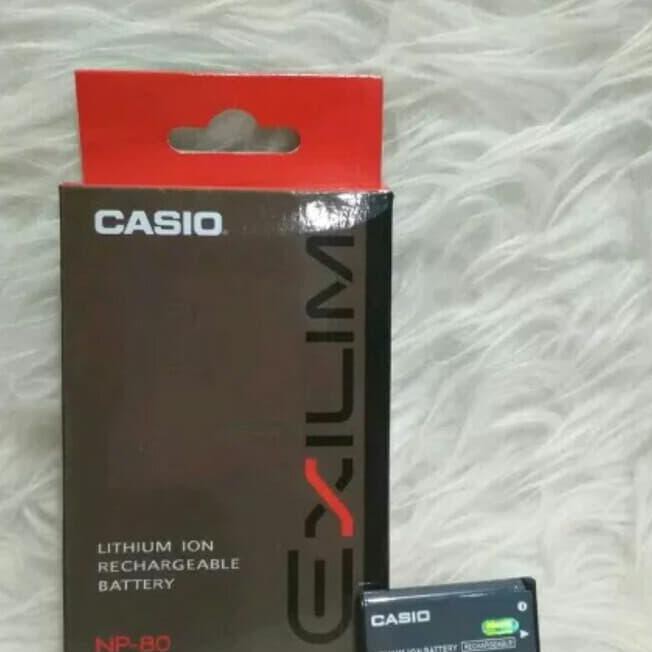 Battery Casio Np 80 Baterai For Charger Bc 80L Np80