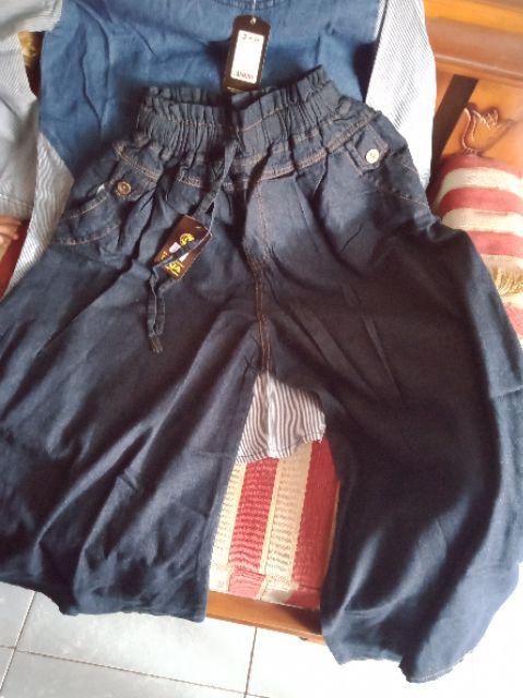 Celana Kuot Payung Black Jumbo Hitam