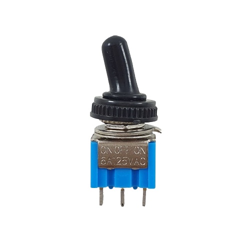 Toggle Switch Mini 3 Pin On Off On MTS103 Saklar Togle Kecil Kaki 3p