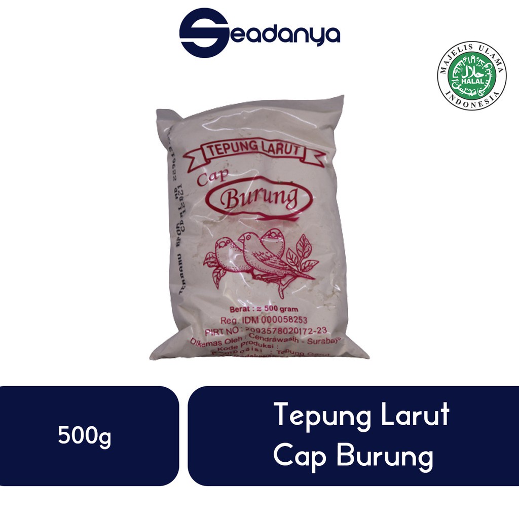 

Tepung Larut Cap Burung 500g