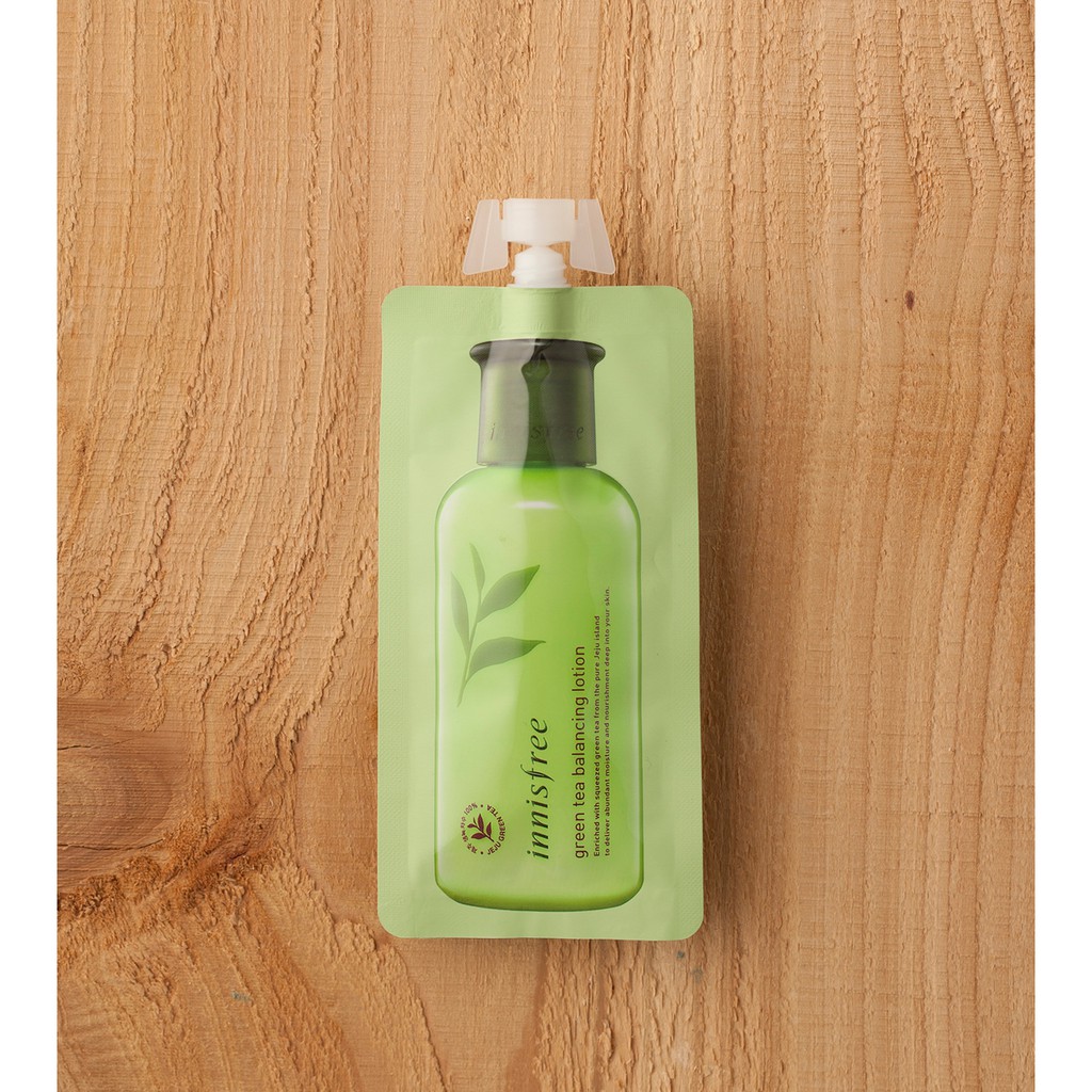Jual Green tea balancing lotion INNISFREE 10ml Shopee Indonesia