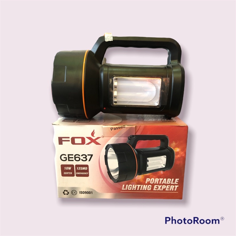 Senter FOX GE637 | Senter + lampu emergency