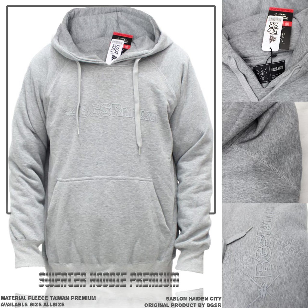Hoodie BGSR Ori / Jaket Hoodie Pria BGSR