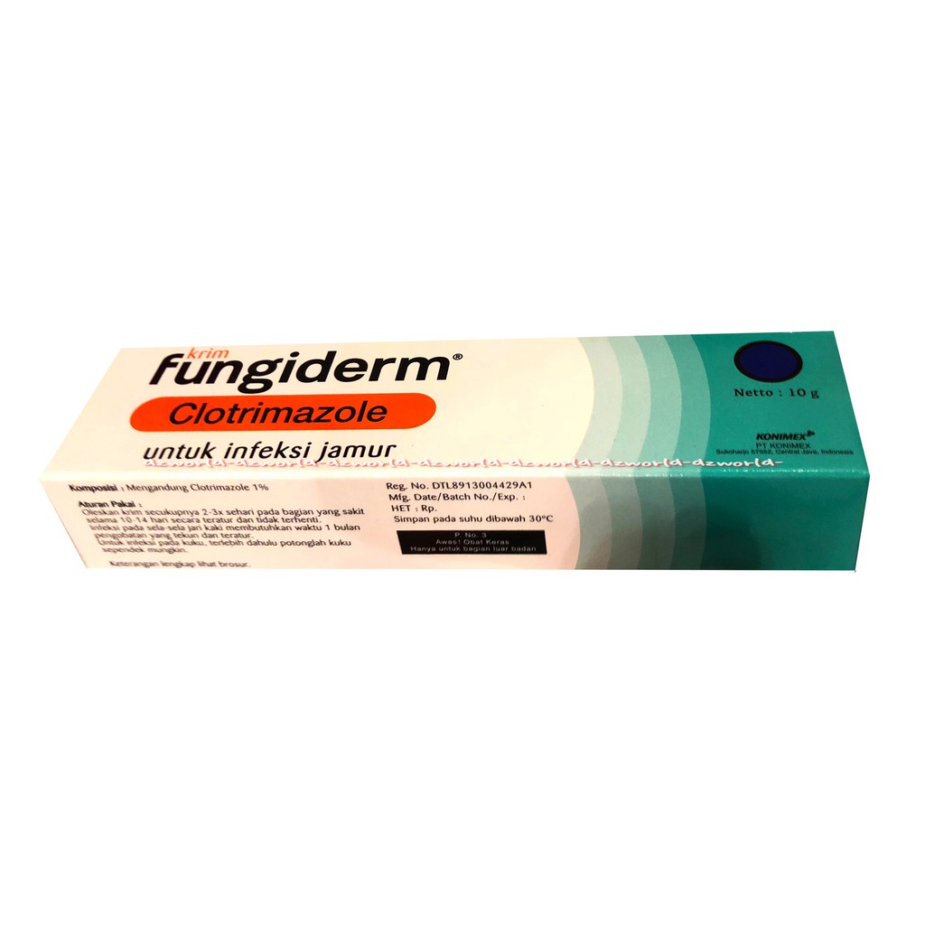 Fungiderm Clotrimazole Salep Untuk Infeksi Jamur Gatal Gatal 10gr