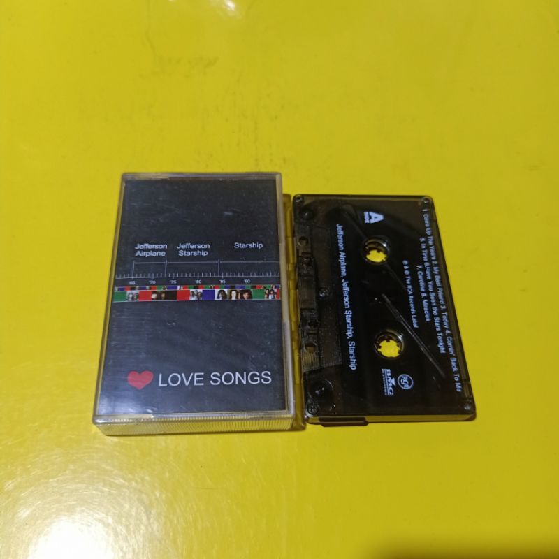 Kaset JEFFERSON AIRPLANE JEFFERSON STARSHIP Love Songs
