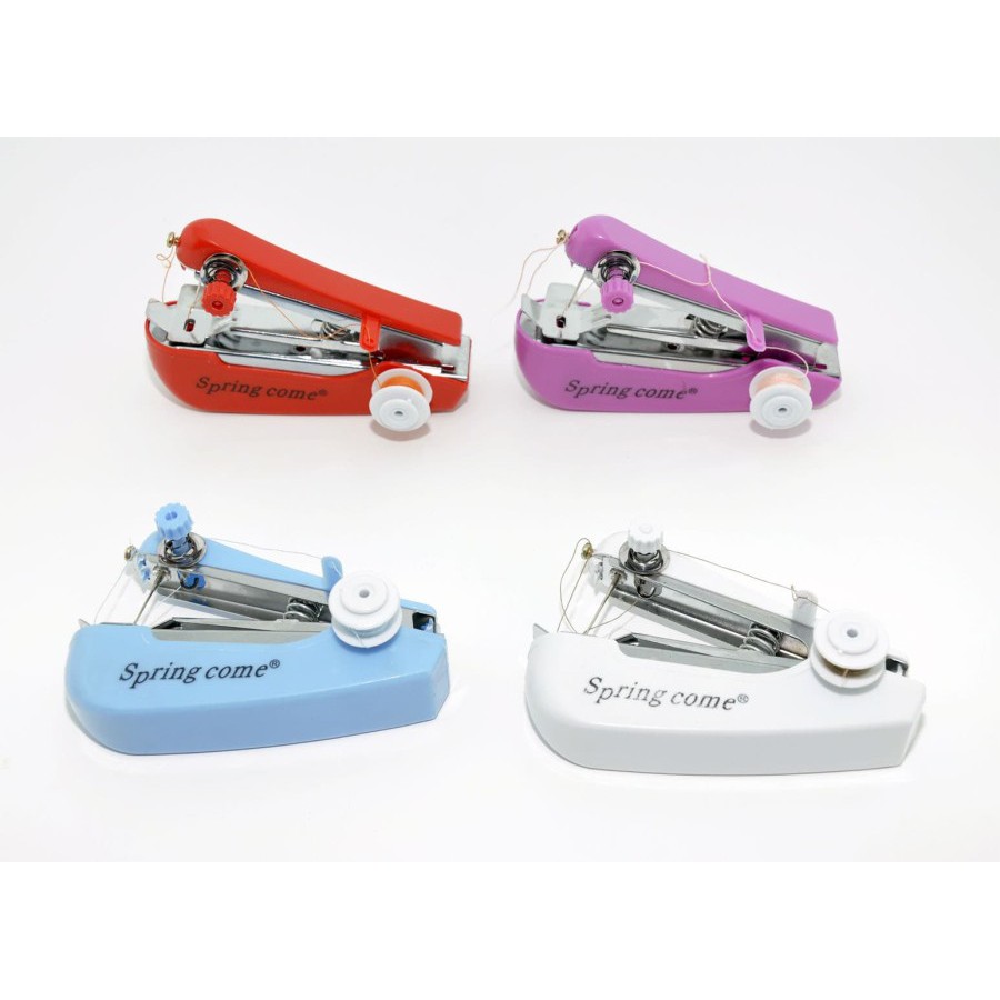 Springcome Mesin Jahit Portable Mini Mesin Jahit Tangan Spring Come Mesin Jahit Tangan Portable