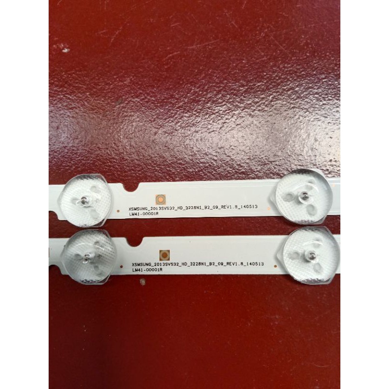 Led backlight TV Samsung 32in 3v 9Led bengkok ori