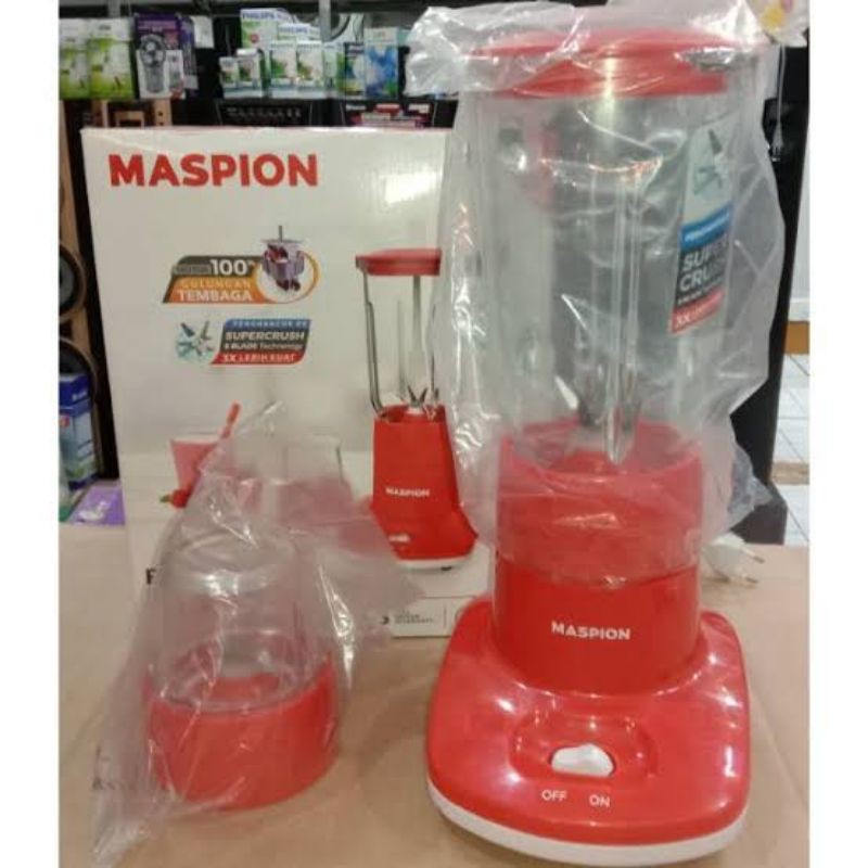 Blender Maspion MT 1262 PL Plastik Original Baru dan Bergaransi Resmi